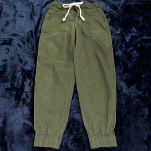 No Boundaries Olive Green Joggers